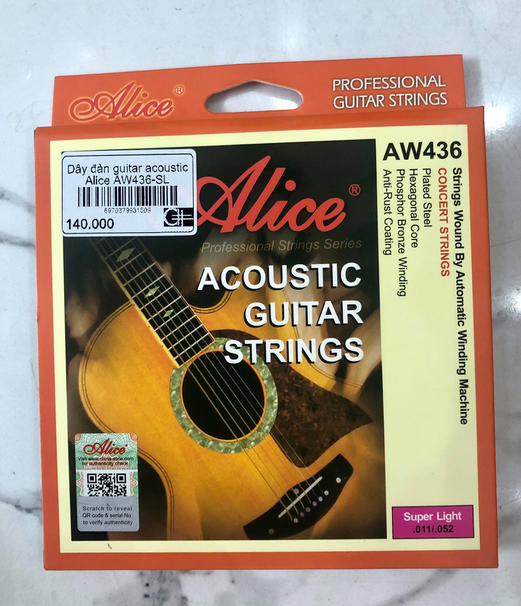 Dây đàn guitar acoustic Alice AW436-SL