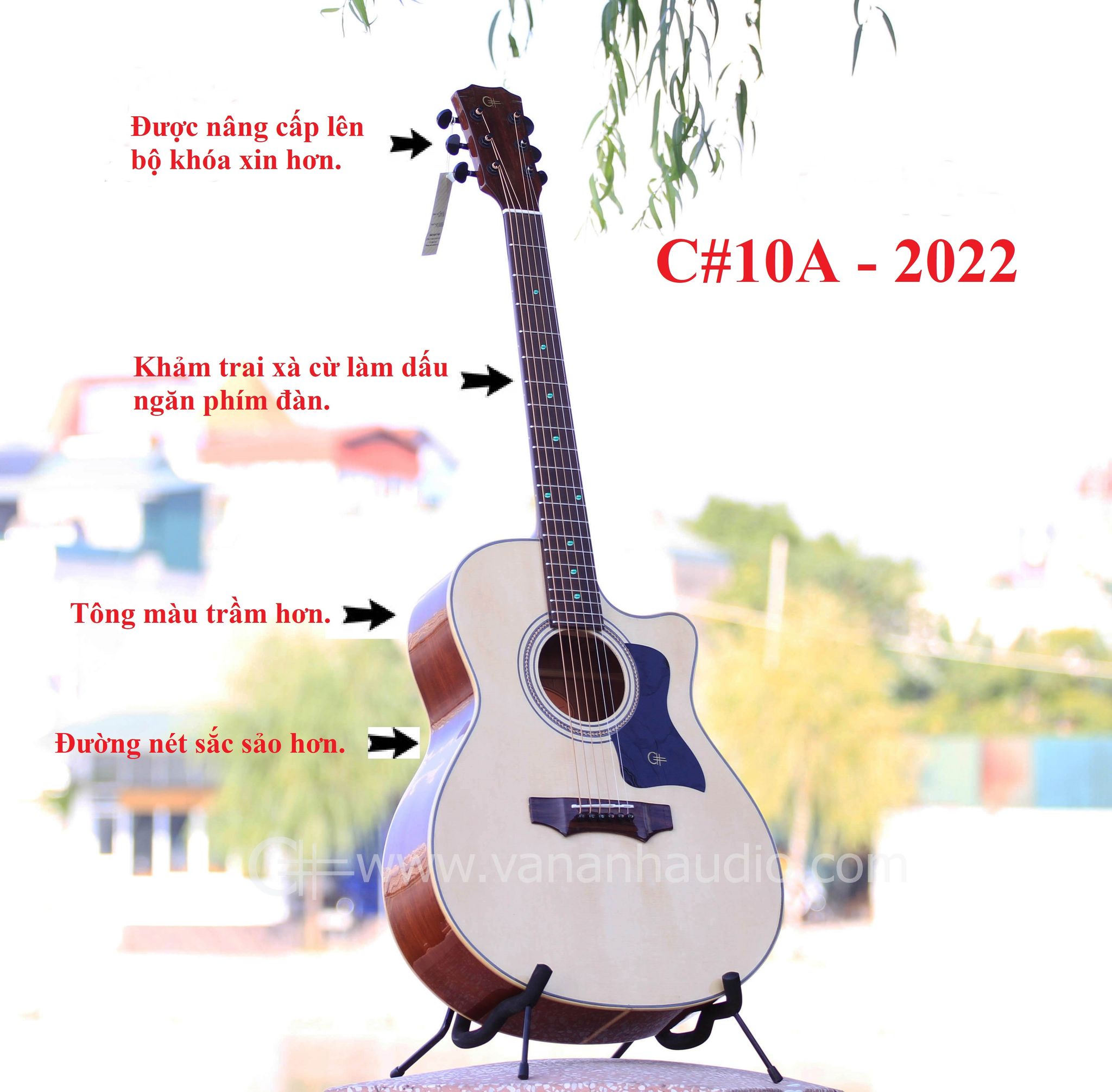 Đàn Guitar C#10A phiên bản 2022